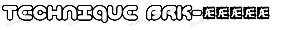 Technique BRK字体转换